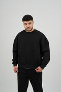 BLACK CREW-NECK